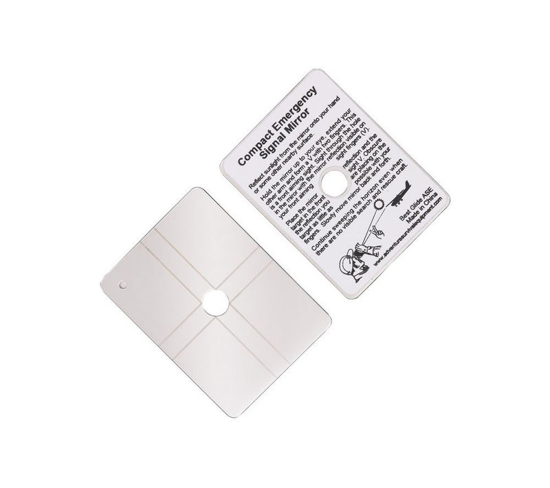 Best Glide ASE Compact, Military Grade, Stainless Steel, Emergency Signal Mirror (2 Pack) - Image 2